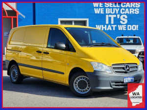 2015 Mercedes-Benz Vito 639 MY14 113CDI SWB Yellow 5 Speed Automatic Van