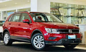 2017 Volkswagen Tiguan 5N MY17 110TSI DSG 2WD Trendline Red 6 Speed Sports Automatic Dual Clutch Hoppers Crossing Wyndham Area Preview