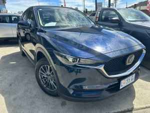 2021 Mazda CX-5 KF2W7A Maxx SKYACTIV-Drive FWD Blue 6 Speed Sports Automatic Wagon North Hobart Hobart City Preview