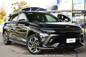 2024 Hyundai Kona SX2.V1 MY24 Premium AWD N Line Black 8 Speed Sports Automatic Wagon