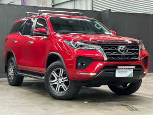 2020 Toyota Fortuner GUN156R GXL Red 6 Speed Automatic Wagon
