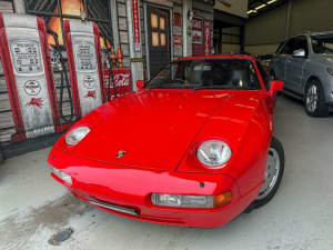 1990 Porsche 928 S4 Red 4 Speed Automatic Coupe