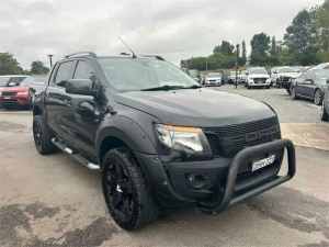 2014 Ford Ranger PX Wildtrak Double Cab Black 6 Speed Sports Automatic Utility