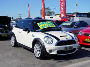 2009 Mini Hatch R56 Cooper S Steptronic Pepper White 6 Speed Sports Automatic Hatchback