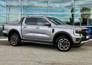 2024 Ford Ranger PY 2024.00MY Wildtrak Silver 10 Speed Sports Automatic Double Cab Pick Up