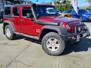 2011 Jeep Wrangler JK MY2011 Unlimited Sport Red 6 Speed Manual Softtop