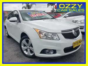 2013 Holden Cruze JH MY14 Equipe White 6 Speed Automatic Hatchback