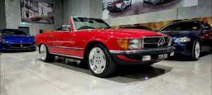 1982 Mercedes-Benz 500SL 107 Signal Red Automatic Convertible