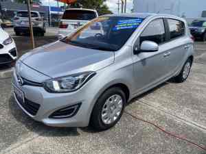 2013 Hyundai i20 PB MY14 Active Silver 4 Speed Automatic Hatchback Morayfield Caboolture Area Preview