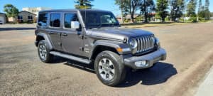 2022 Jeep Wrangler JL MY22 Unlimited Overland Granite Crystal 8 Speed Automatic Hardtop