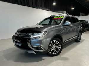 2016 Mitsubishi Outlander ZK MY16 LS 4WD Grey 6 Speed Constant Variable Wagon
