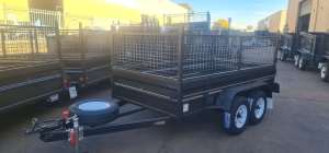 10x5 Tandem Box Trailer high Side with 600mm Cage $4650