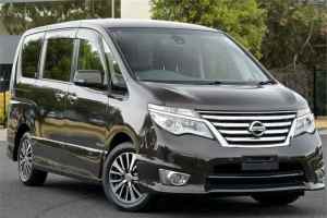 2014 Nissan Serena C26 Highway Star Advanced Safety Brown Automatic Wagon