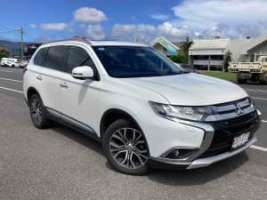 2016 Mitsubishi Outlander ZK MY17 Exceed 4WD White 6 Speed Sports Automatic Wagon