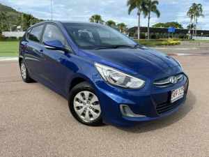 2017 Hyundai Accent RB4 MY17 Active Blue 6 Speed Manual Hatchback