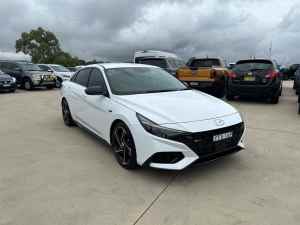 2021 Hyundai i30 CN7.V1 MY21 N Line D-CT White 7 Speed Sports Automatic Dual Clutch Sedan Muswellbrook Muswellbrook Area Preview