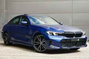 2023 BMW 3 Series G20 LCI 330i Steptronic M Sport Blue 8 Speed Sports Automatic Sedan