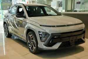 2023 Hyundai Kona SX2.V1 MY24 N Line 2WD Grey Metallic 1 Speed Constant Variable Wagon