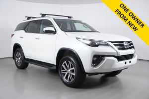 2019 Toyota Fortuner GUN156R Crusade White 6 Speed Electronic Automatic Wagon