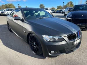 2009 BMW 3 Series E93 MY09 335i D-CT Black 7 Speed Sports Automatic Dual Clutch Convertible
