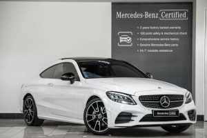 2021 Mercedes-Benz C-Class C205 801MY C200 9G-Tronic White 9 Speed Sports Automatic Coupe