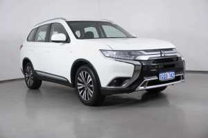 2018 Mitsubishi Outlander ZL MY19 ES 7 Seat (2WD) White Continuous Variable Wagon