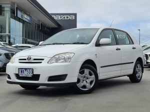 2005 Toyota Corolla ZZE122R 5Y Ascent White 5 Speed Manual Hatchback