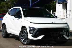 2024 Hyundai Kona SX2.V1 MY24 Premium AWD N Line White 8 Speed Sports Automatic Wagon