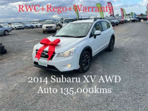 2014 Subaru XV MY14 2.0I Black Edition White Continuous Variable Wagon Archerfield Brisbane South West Preview