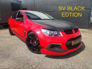 2016 Holden Special Vehicles ClubSport Gen-F2 MY16 R8 SV Black Red 6 Speed Sports Automatic Sedan