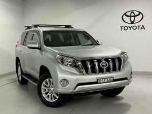 2017 Toyota Landcruiser Prado GDJ150R MY16 VX (4x4) Silver Pearl 6 Speed Automatic Wagon Chatswood Willoughby Area Preview