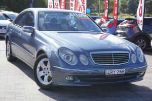 2005 Mercedes-Benz E-Class W211 E200 Kompressor Elegance Blue 5 Speed Sports Automatic Sedan
