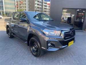 2019 Toyota Hilux GUN136R MY19 Upgrade SR Hi-Rider Grey 6 Speed Automatic Double Cab Pick Up