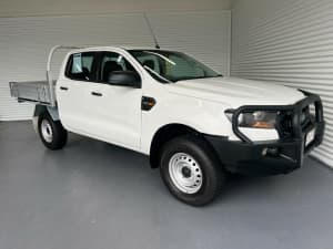 2016 Ford Ranger PX MkII XL Cool White 6 Speed Manual Cab Chassis