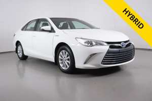 2017 Toyota Camry AVV50R MY16 Altise Hybrid White Continuous Variable Sedan