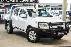 2014 Holden Colorado RG LX White Manual Cab Chassis