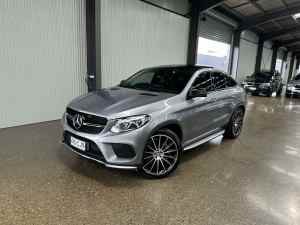 2015 Mercedes-Benz GLE-Class C292 GLE450 AMG Coupe 9G-Tronic 4MATIC Silver 9 Speed Sports Automatic