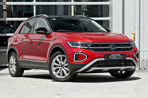 2023 Volkswagen T-ROC D11 MY23 110TSI Style Red 8 Speed Sports Automatic Wagon