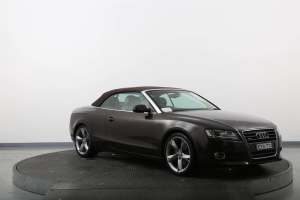 2011 Audi A5 8T MY11 2.0 TFSI Quattro Brown 7 Speed Auto Direct Shift Cabriolet