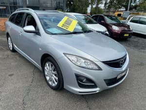 2012 Mazda 6 GH1052 MY12 Touring Silver 5 Speed Sports Automatic Wagon
