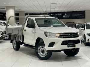 2021 Toyota Hilux GUN126R SR White 6 Speed Manual Cab Chassis