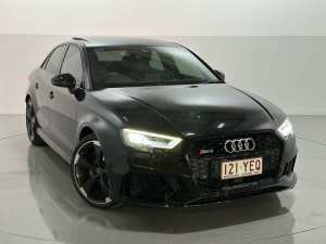 2017 Audi RS3 8V (No Badge) Black Sports Automatic Dual Clutch Sedan