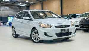 2018 Hyundai Accent RB6 MY19 Sport White 6 Speed Sports Automatic Hatchback