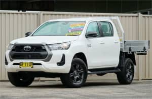 2022 Toyota Hilux GUN126R SR (4x4) White 6 Speed Automatic Double Cab Pick Up