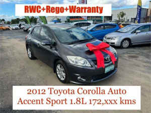 2012 Toyota Corolla ZRE152R MY11 Ascent Sport Grey 4 Speed Automatic Hatchback Archerfield Brisbane South West Preview
