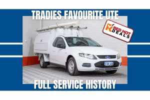 2013 Ford Falcon FG MkII White Steptronic Cab Chassis