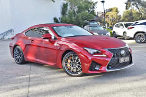 2017 Lexus RC USC10R RC F Red 8 Speed Sports Automatic Coupe