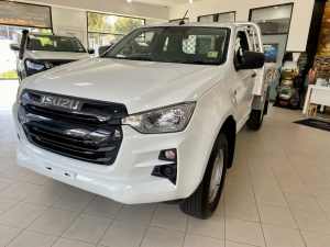 2023 Isuzu D-MAX RG MY23 SX 4x2 High Ride White 6 Speed Sports Automatic Cab Chassis Burwood Whitehorse Area Preview