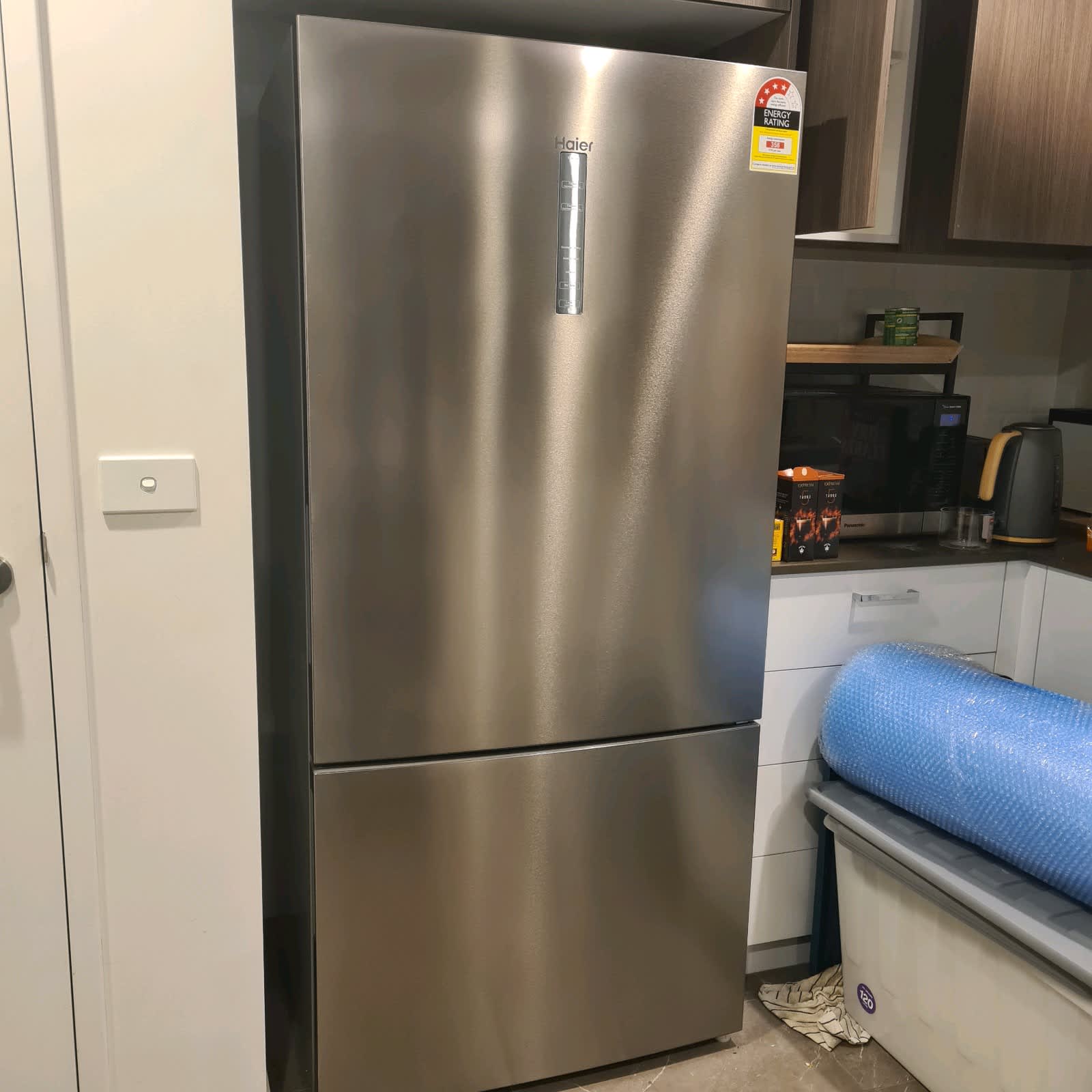 haier 360l fridge