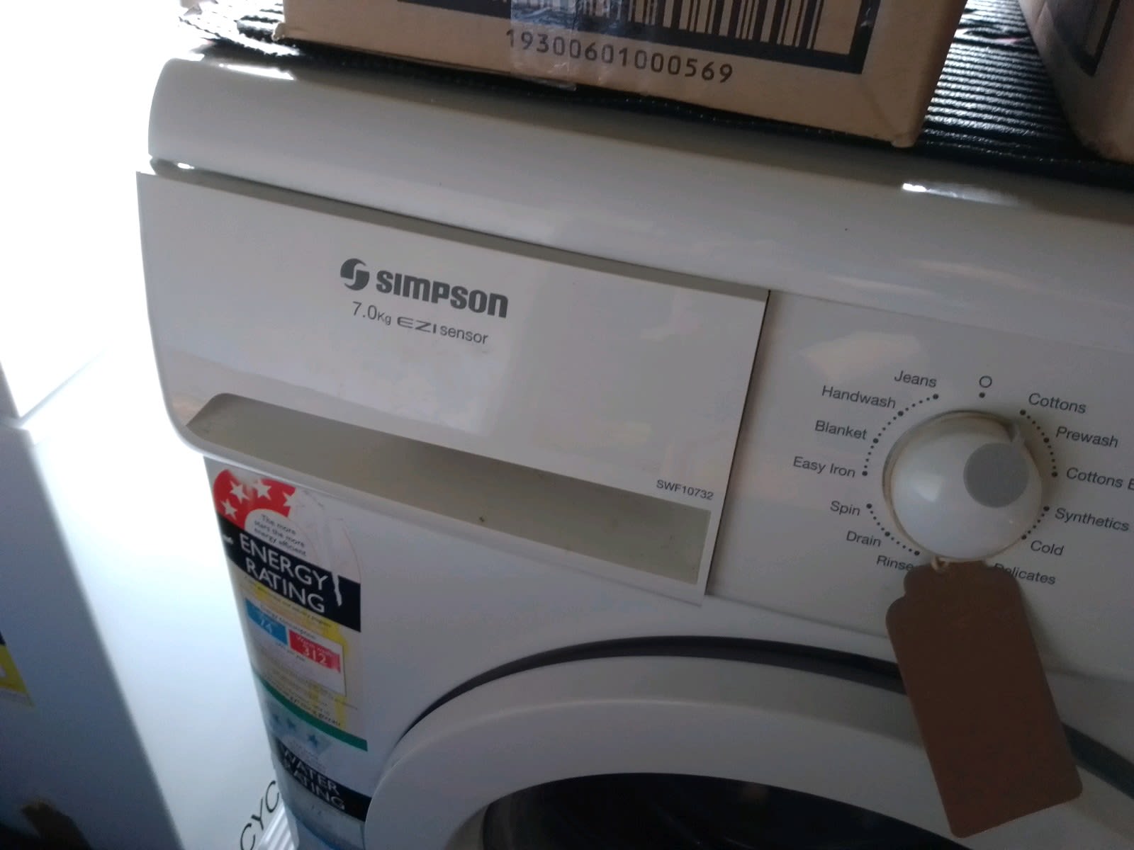 simpson washing machine swf10732